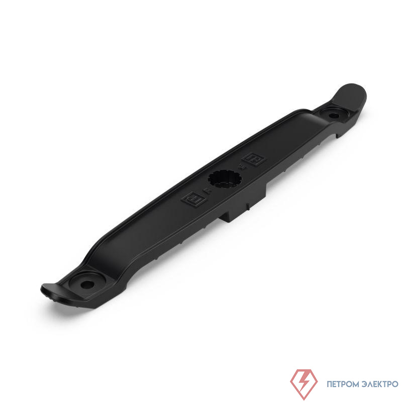 Держатель плоского кабеля двусторонний для прямого монтажа на 8 мест (уп.20шт) черн. Промрукав PR13.0441