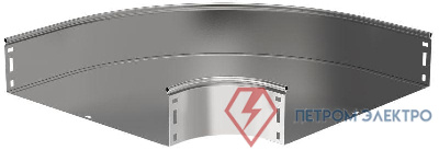 Угол для лотка плавный 90град. 100х500 Г01 ESCA IEK CPG01-0-90-100-500