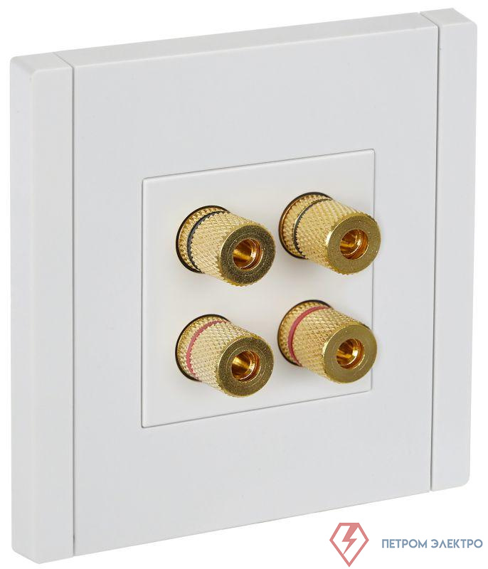 Аудиорозетка 4-м FORTE&PIANO FP239 бел. IEK FP-S40-K01