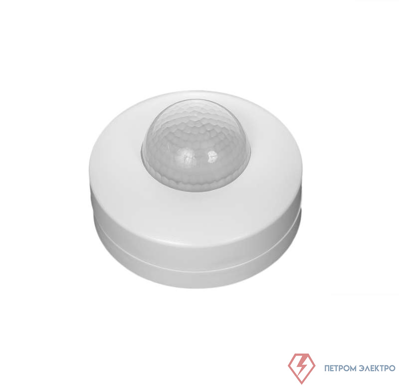 Датчик движения DDP-03 потолочный 3x detector 160град.(сбоку)+360град.(сверху) 1200Вт 10-420с 12м Duwi 25814 8