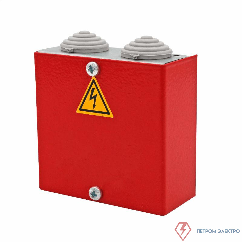 Коробка распределительная огнестойкая 80х80х35мм IP41 FIREFORT КРОПС-ST1 FRJB-KM-ST1-4-06-КРОПС-IP41 для кабелей до 4кв.мм 6 клемм КМ KR0081