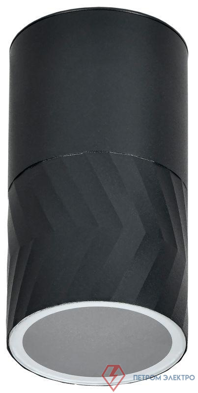 Светильник 5110 GU10 IP65 уличный потолочный черн. IEK LT-UPU0-5110-GU10-1-K02