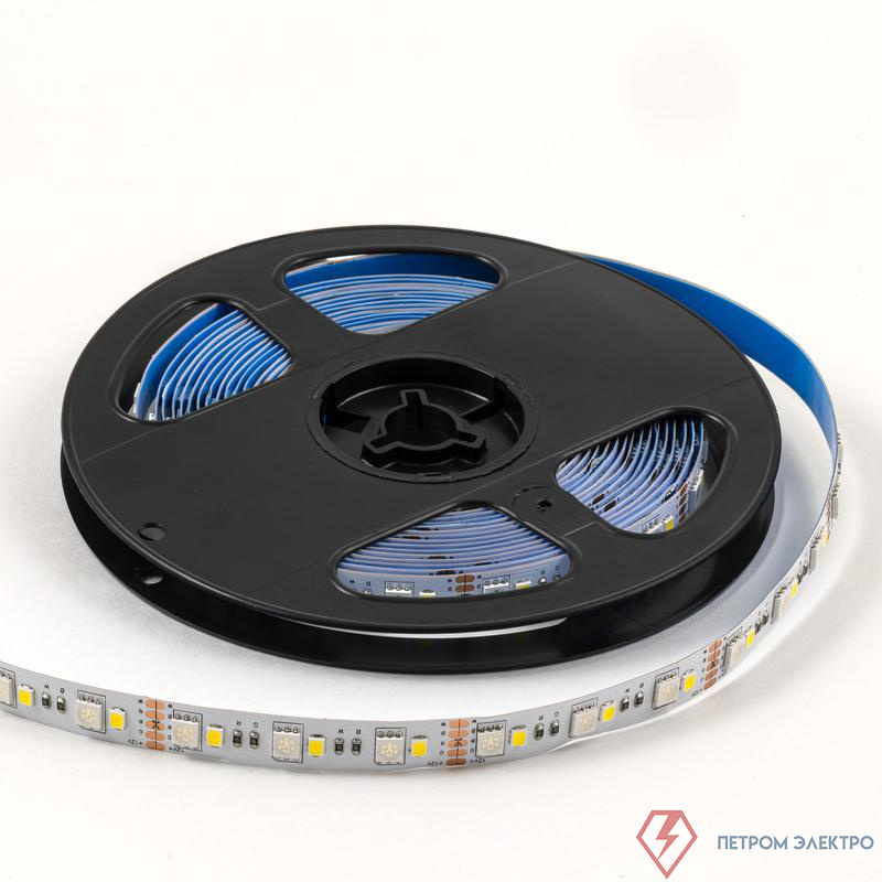 Лента светодиодная 12В 10Вт/м RGBW smd5050+2835 120д/м IP20 подложка 10мм (уп.5м) OGM LSE-272