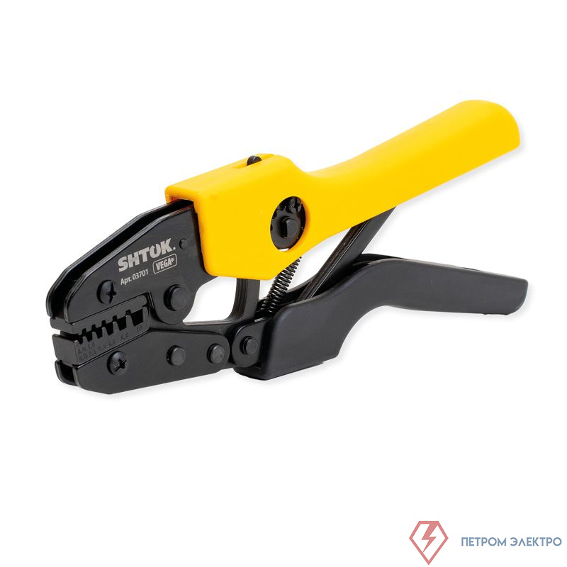 Пресс-клещи ПК-23+ матрица профиль трапеция 0.25-10.0кв.мм (03701) SHTOK 376208