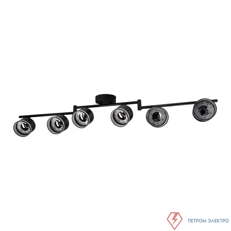 Светильник PCL-0906 max 20Вт (каждая лампа) 6xGX53 IP20 230В BL настен./потолочн. декор. под лампу JazzWay 5066960