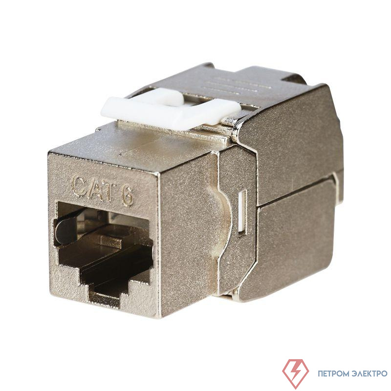 Модуль Keystone Jack RJ-45(8P8C) FTP экранир. кат.6 тип 180град. самозажимной PRO Rexant 02-0261