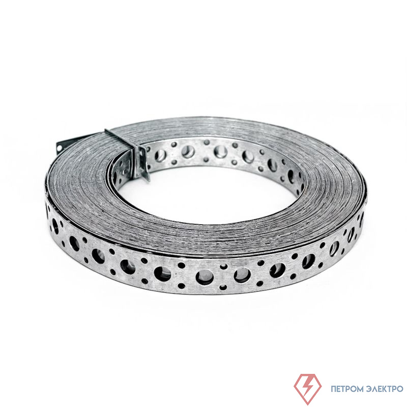 Лента монтажная перфорир. ЛМП 20х0.55 прямая для прямого монтажа (уп.25м) Промрукав PR08.3831