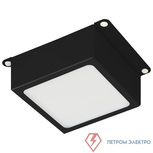 Светильник светодиодный DVO21-06-O-4K80-5-B 6Вт 4000К 460лм грильято 100х100 Домино черн. опал Эра Б0069622