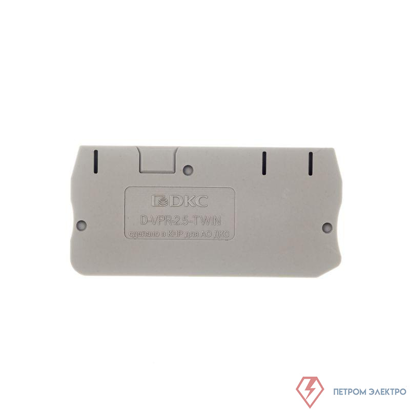 Изолятор торцевой для клеммы VPR-2.5-TWIN DKC D-VPR-2.5-TWIN