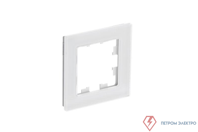 Рамка 1-м AtlasDesign Nature натур. стекло бел. SE ATN360101