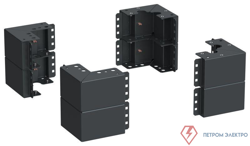 Уголок цоколя h=200мм черн. (уп.8шт) LINEA S ITK LS-BC05-B0-02