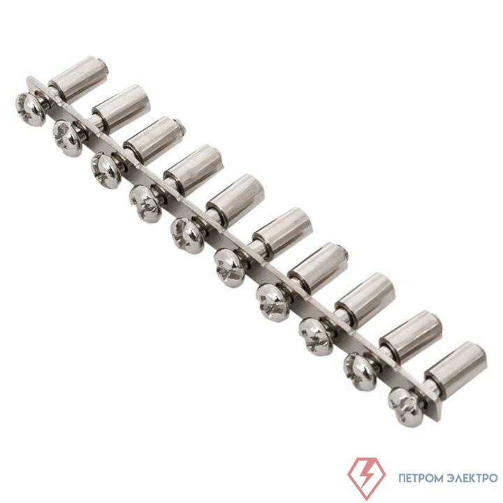Перемычка тип 10PIN для двухуровневых клемм 4.0кв.мм (уп.10шт) EKF plc-per-10PIN-2-4