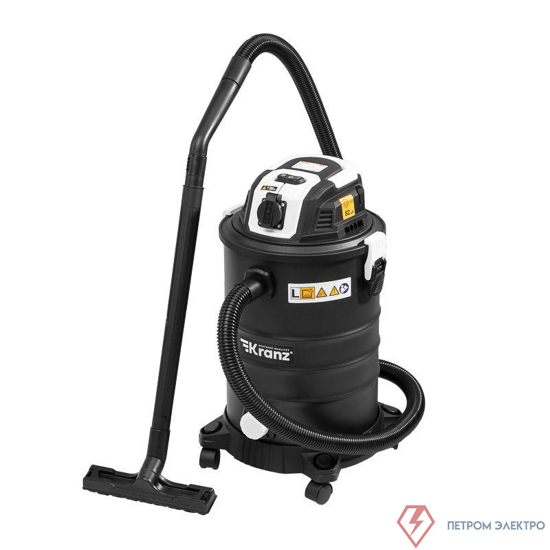 Пылесос строительный KR30 1400Вт 30л 4м Kranz KR-16-1117