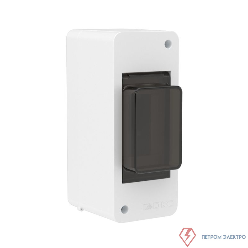 Щиток настенный Фрейм (FRAME) ЩРн-п-2 2мод. IP41 с тонированной дверцей бел. DKC F02W0WD