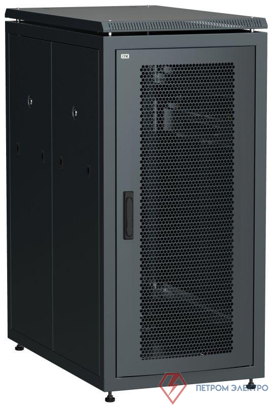 Шкаф сетевой LINEA N 19дюйм 18U 600х1000мм перфорир. двери черн. ITK LN05-18U61-PP