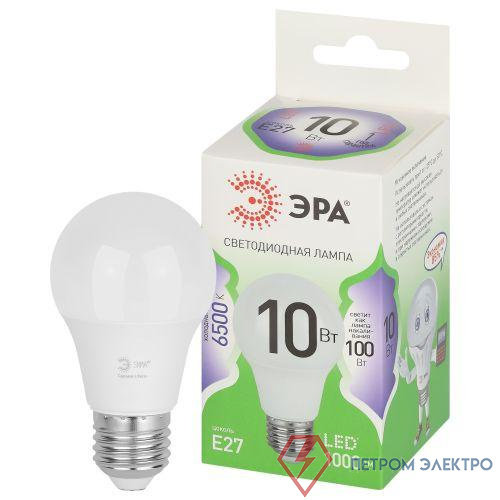 Лампа светодиодная GREEN LINE A60-10W-865-E27 GL 10Вт A60 6500К холодный бел. E27 Эра Б0067090