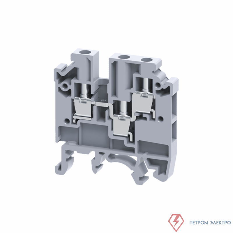 Клемма с тремя контактами винтовая OptiClip СMC-2.5-TRIPLET-(0.2-4)-I сер. КЭАЗ 289829