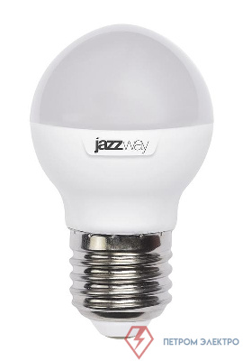 Лампа светодиодная PLED-SP 9Вт G45 шар 3000К тепл. бел. E27 820лм 230В JazzWay 2859631A 0