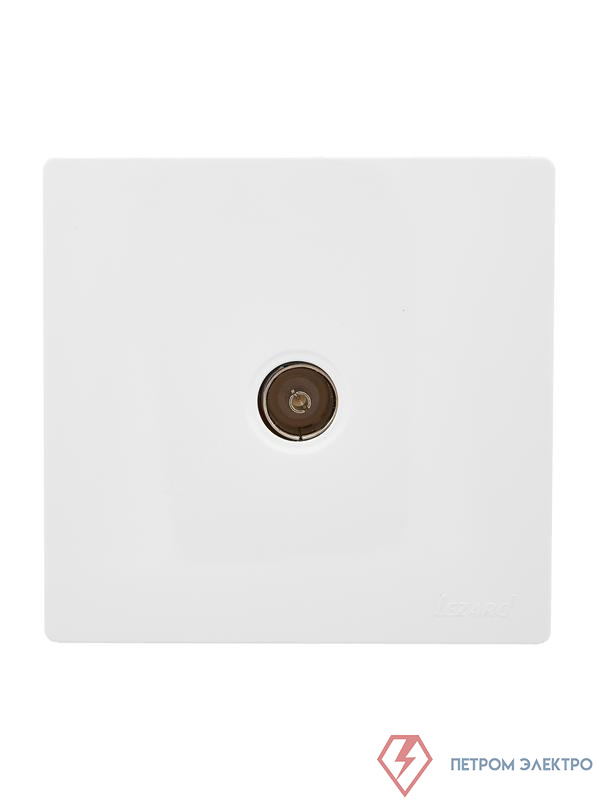 Розетка оконечная TV 1-м ОП LETO бел. LEZARD 752-0200-130