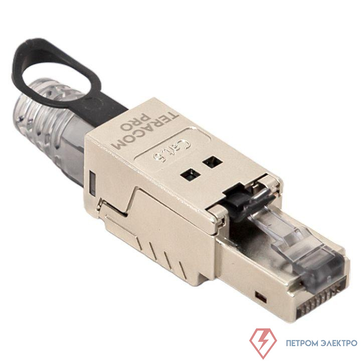 Коннектор полевой заделки RJ45 (8P8C) STP экранир. для кабеля кат.6 TERACOM PRO EKF TRP-PLUG-6STP-FST