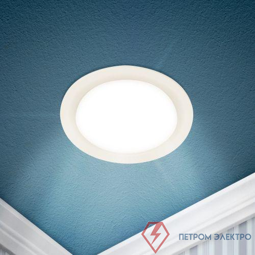 Светильник светодиодный LED 17-12-3K 12Вт 3000К встраив. круглый ЭРА Б0057438