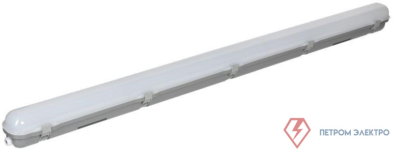 Светильник ДСП 1322 40Вт 5000К IP65 1200мм пласт. сер. IEK LT-DSP0-1322-040-50-K01