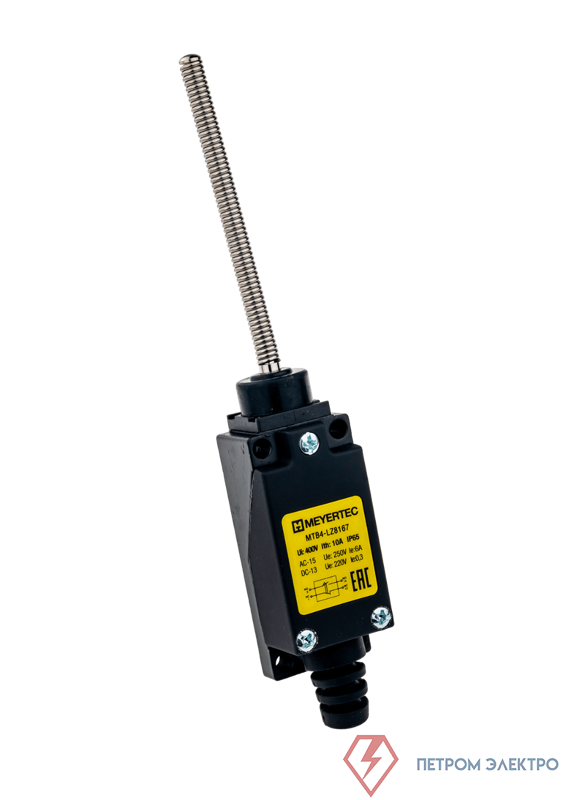 Выключатель концевой 6 A NO+NC IP65 пружинный на отклонение MTB4-LZ8167 ОВЕН 51729