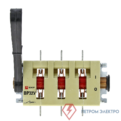 Выключатель-разъединитель ВР32У-31B71250 100А 2 напр. с дугогасит. камерами съемная лев./прав. рукоятка MAXima EKF uvr32-31b71250