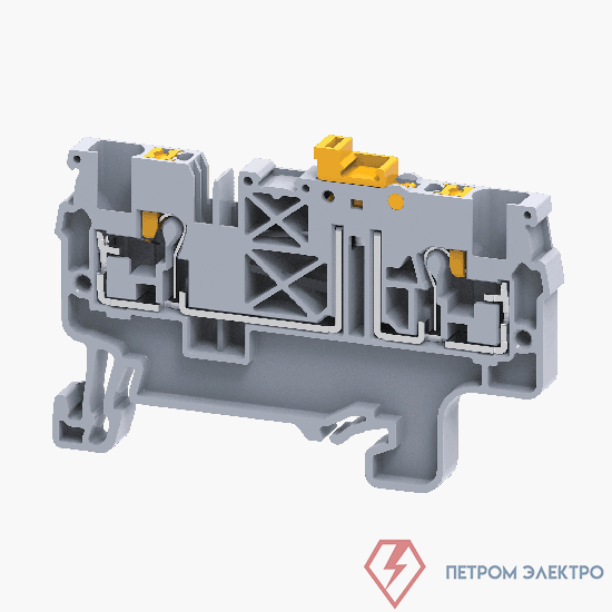 Клемма с ножевым размыкателем push-in OptiClip CPK-2.5-MT-N-I сер. КЭАЗ 331878