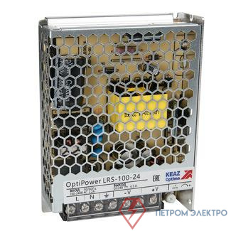 Блок питания панельный OptiPower LRS 120-24 5A КЭАЗ 328881