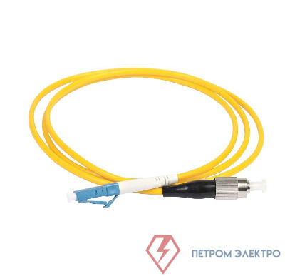 Патч-корд оптический коммутационный переходной для одномодового кабеля (SM); 9/125 (OS2); FC/UPC-LC/UPC; одинарного исполнения (Simplex); LSZH (дл.1м) ITK FPC09-FCU-LCU-C1L-1M