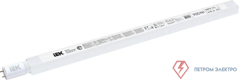 Лампа светодиодная T8 10Вт линейная 230В 6500К G13 IEK LLE-T8-10-230-65-G13