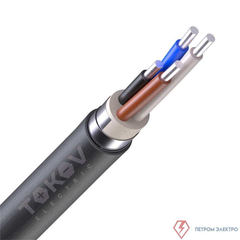 Кабель TOKOV ELECTRIC АВБШв 4х16 ОК (N) 0.66кВ (м) УТ000030756