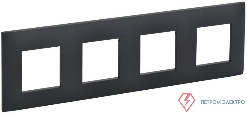 Рамка 4-м SKANDY SK-F04G графит IEK SK-M42-K53