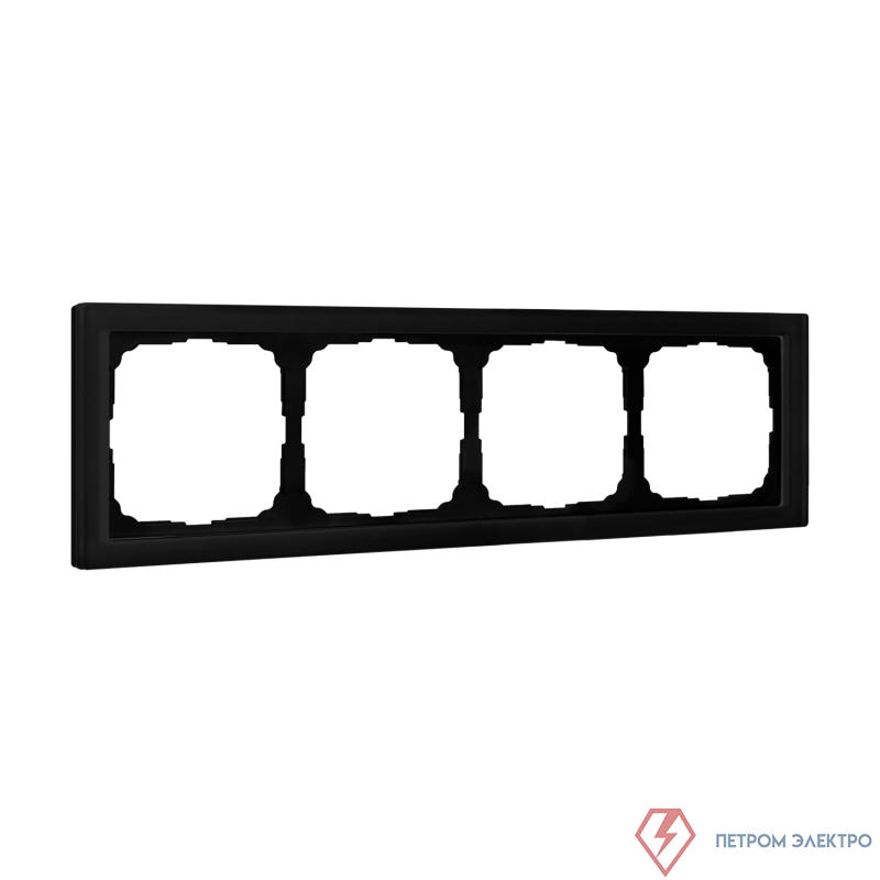 Рамка 4-м ArtGallery Pure матов. органич. стекло черн. SE GAL331004