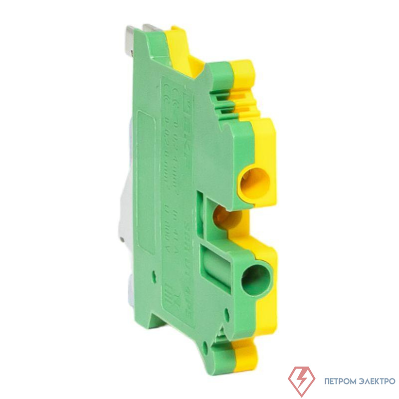Колодка клеммная винтовая 4 UT земля EKF scr-ut-4-pe
