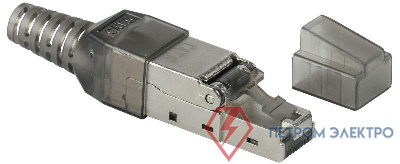 Разъем RJ-45 FTP для кабеля кат.6 полевая заделка ITK CS3-1C06F-Q