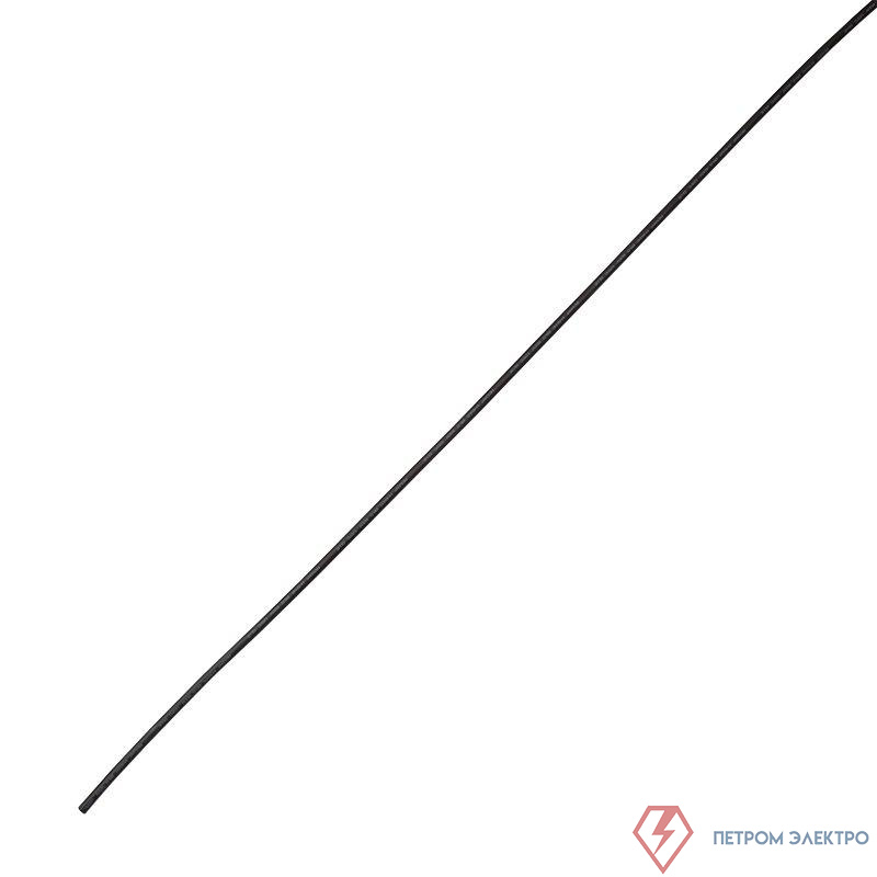 Трубка термоусадочная двустенная клеевая 6/1.5 (4:1) черн. 1м Rexant 23-6006