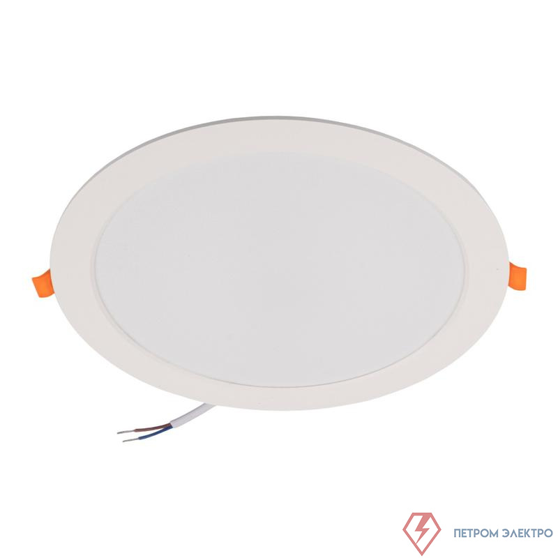 Светильник светодиодный PLED DL7 WH Downlight 24Вт 4000К 220х26мм IP54 ДВО встраив. Pro JazzWay 5042568
