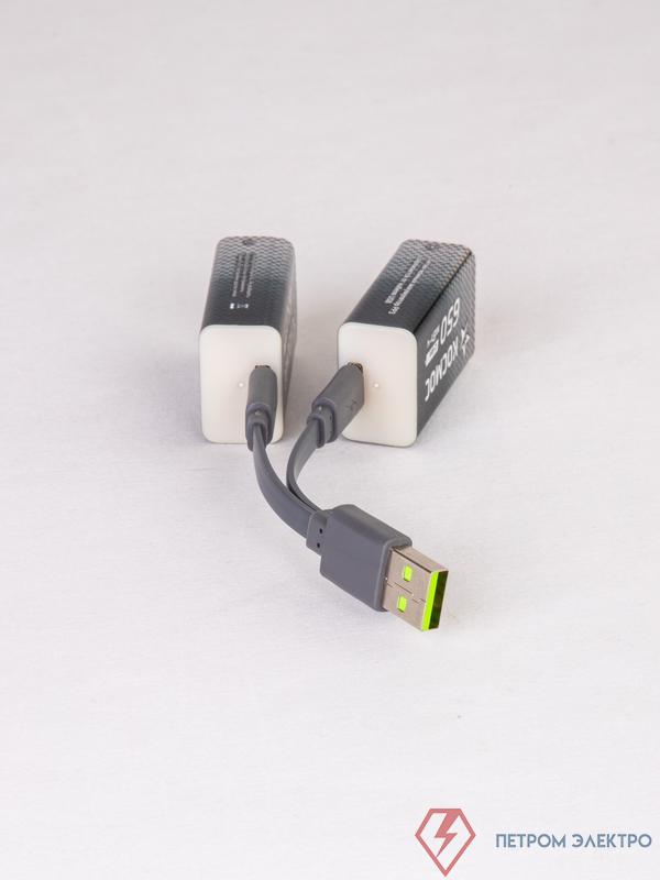 Аккумулятор крона Li-ion 9В 650мВт.ч (уп.2шт) КОСМОС KOCLi9V650mAh2B