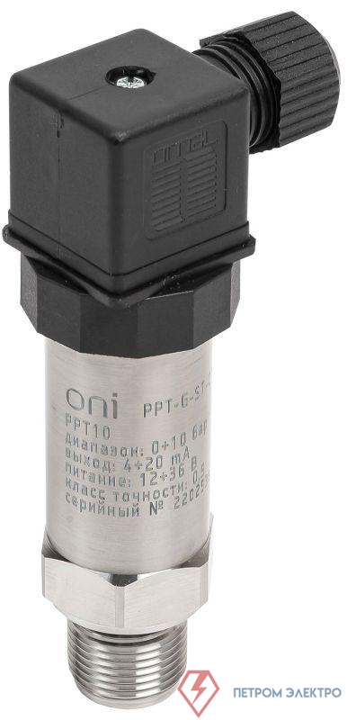 Преобразователь давления PPT10 0.5% 0-10Бар 4-20мА M20 DIN43650 ONI PPT-G-ST-010-4-20-3-2