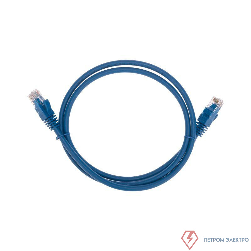 Патч-корд U/UTP CAT 6 RJ45-RJ45 26AWG LSZH син. 1м Rexant 02-0294-1