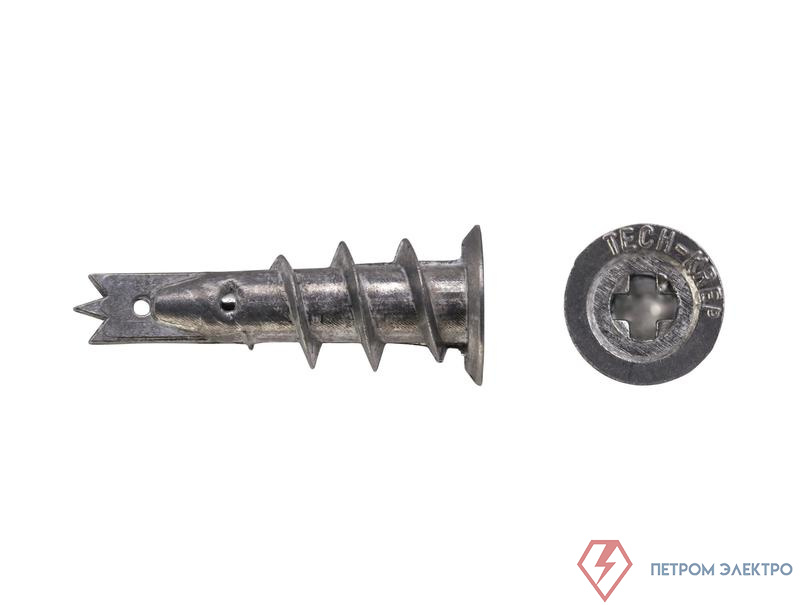 Дюбель для гипсокартона DRIVA SPA накл. метал. (коробка) (уп.100шт) Zitar 117980