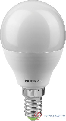 Лампа светодиодная 90 061 OLL-G45-12-230-4K-E14-FR ОНЛАЙТ 90061