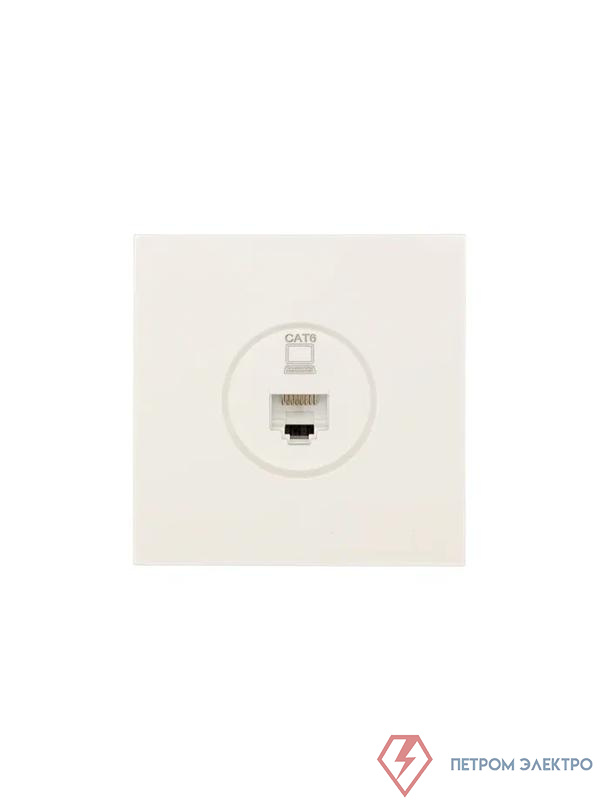Розетка компьютерная 1-м СП ZIMA IP20 механизм сл. кость LEZARD 704-9088-140