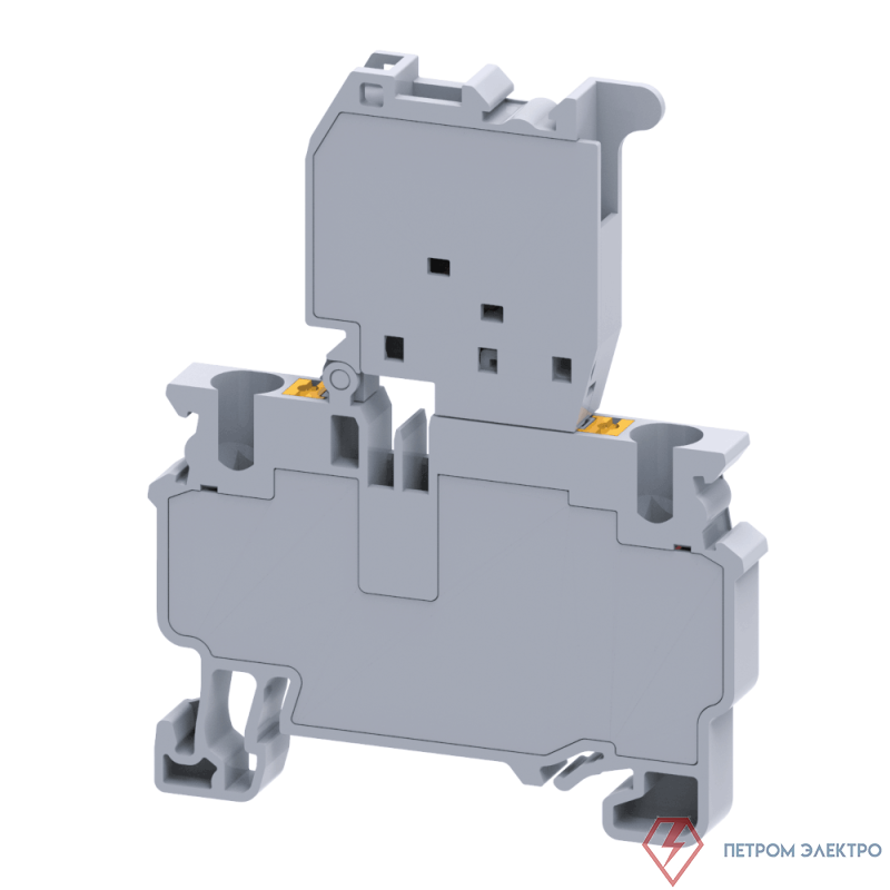 Клемма для предохранителей с индикатором push-in OptiClip CPF-4-HESILED-60V-(5х20)-10А (0.2-4) сер. КЭАЗ 331876