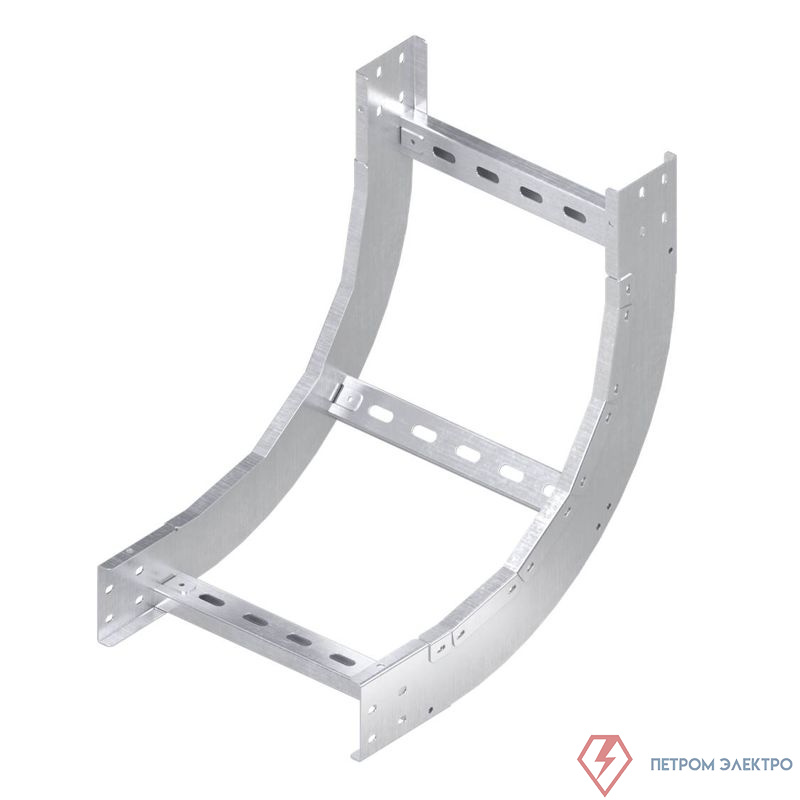 Угол для лотка вертикальный внутренний 90град. 600х100 R300 в компл. с крепежн. элемент. гор. оцинк. DKC LH1360KHDZ