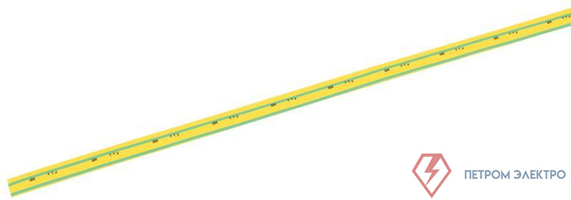 Трубка термоусадочная ТТУ нг-LS 1.5/0.75 желт./зел. 1м IEK UDRS-D15-1-K52
