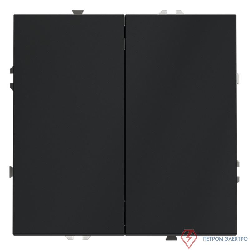 Выключатель 2-кл. СП S70 10А механизм графит Voltum VLS020107