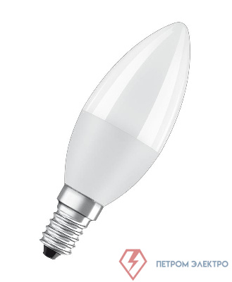 Лампа светодиодная LED Value LVCLB60 7SW/830 7Вт свеча матовая E14 230В 10х1 RU OSRAM 4058075578883 0
